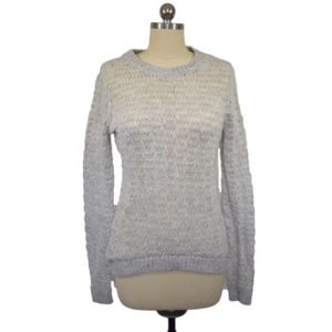 Between Me & You Gray Wool Sweater Medium